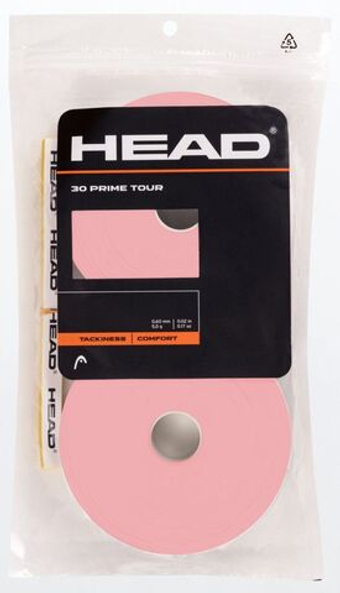 Теннисные намотки Head Prime Tour 30P - Розовый