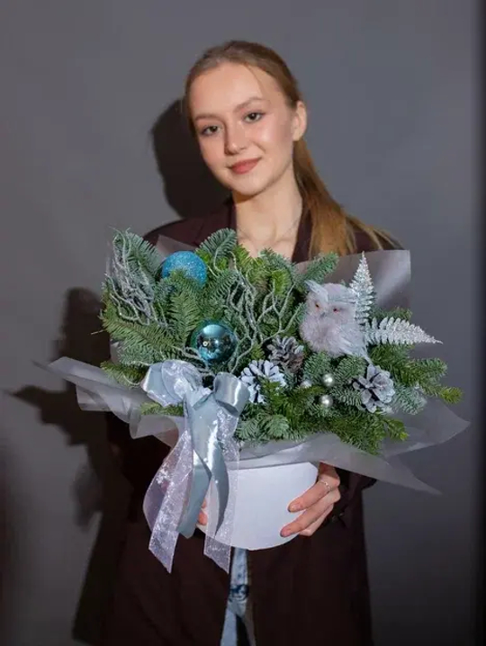Новогодняя композиция Совушка