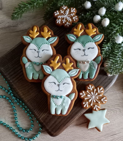 Олень №5 с бантиком