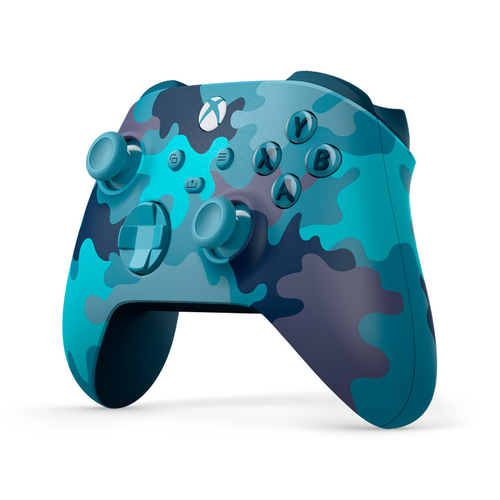 Беспроводной геймпад Microsoft Xbox Wireless Controller, Mineral Camo (Синий)