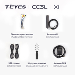 Стартовый пакет проводов и антенн для автомагнитол Teyes CC2 PLUS, CC3L, X1, SPRO PLUS, TPRO2