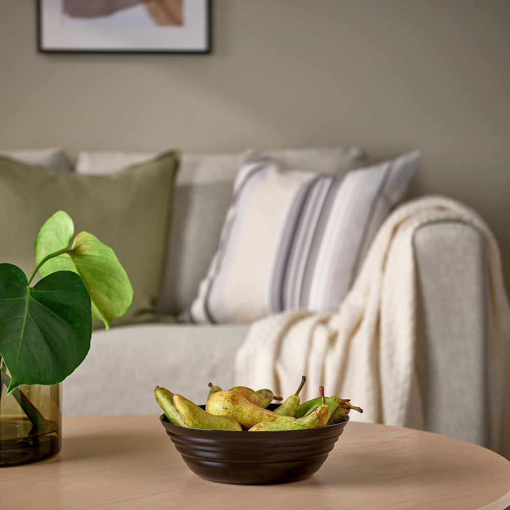 Глубокая тарелка IKEA NATBARB (НЭТБАРБ), Черный, 22 см