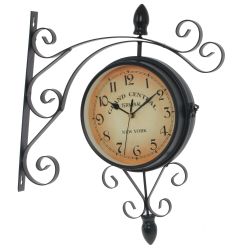 GAEM Часы настенные декоративные двусторонние, L36 W8,5 H43 см, (2xАА не прилаг.)