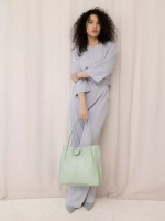 Сумка большая через плечо шоппер мешок