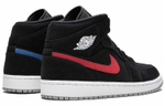 Кроссовки Jordan Air Jordan 1 Mid Black Red Royal
