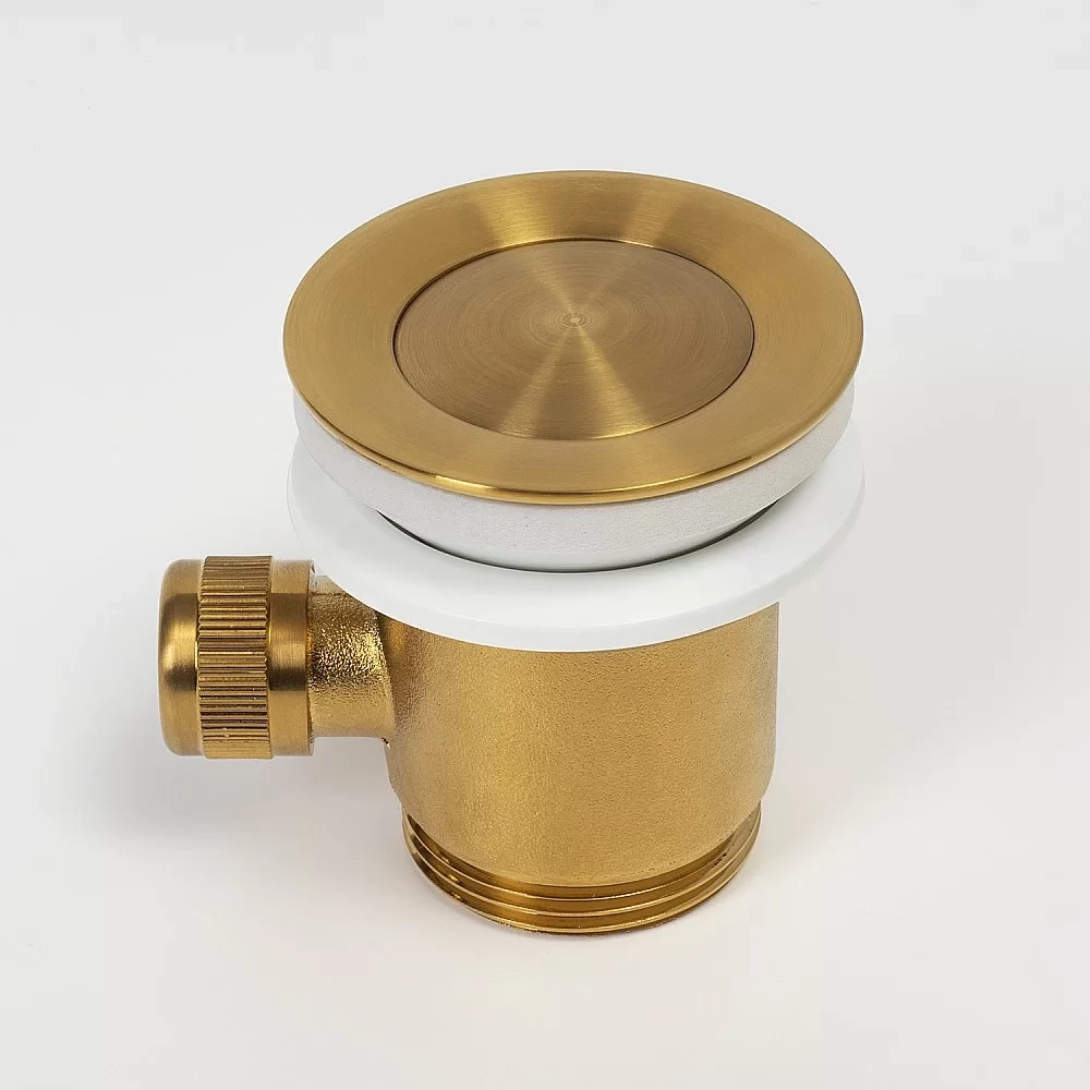 Инсталляция для биде со смесителем WasserKraft Naab 86BDT.050.BL.SQ5506 черная панель/смеситель золото матовое