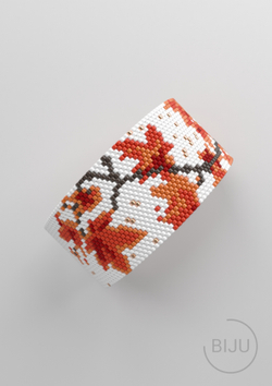 Схема PEYOTE, Схема браслета мозаичное плетение, узор из Miyuki Delica 11/0, файл PDF, №438