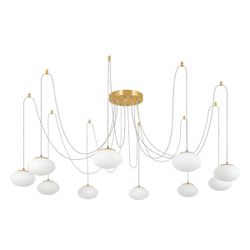 Citilux ATMAN SMART CL226A093 LED RGB Умная подвесная люстра Бронза