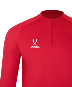 Джемпер тренировочный JÖGEL PREMIER PerFormDRY Training 1/4 Zip Top, красный