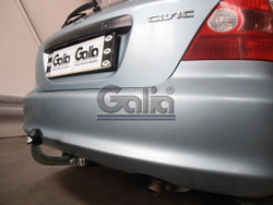 Фаркоп оцинкованный Galia H012A для Honda Civic хетчбек 5 дверей 2000-2003(паспорт и сертификат в комплекте)(без электрики)