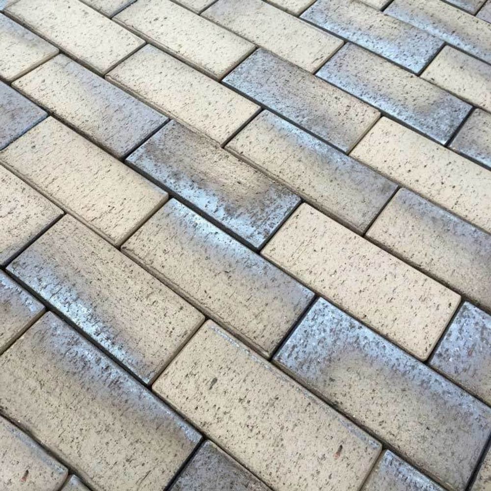 Feldhaus Klinker - P808SKF Cino Nero 200x100x40 - Клинкерная тротуарная брусчатка