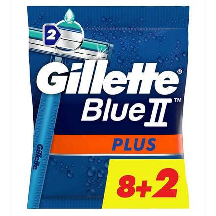 Бритвенный станок Gillette Blue2 Plus 10 шт