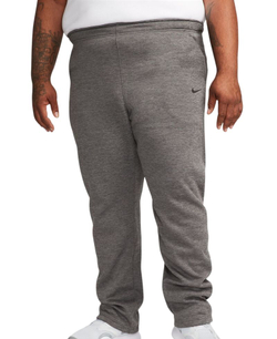 Теннисные брюки Nike Therma-FIT Open Hem Fitness - dark grey/white