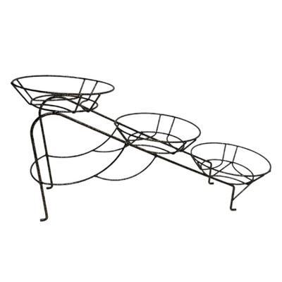 Подставка для цветов настольная "Горка" на 3 горшка, металл М0000113