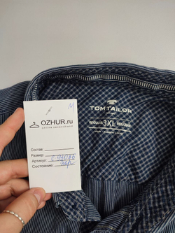 Рубашка Tom Tailor из хлопка 62 размер