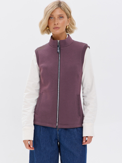 Жилет с начесом на молнии