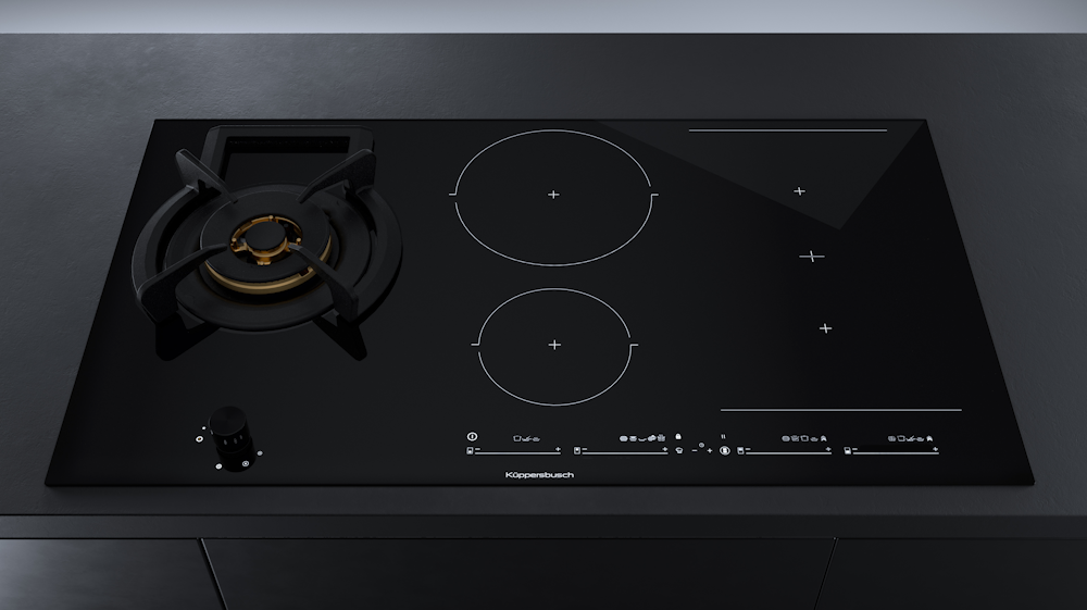 Газовая варочная панель с индукцией Kuppersbusch KIG 9850.0 SR-E5