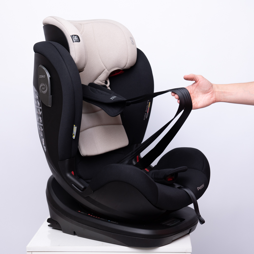 Автокресло Peppy Zero Isofix 0-36 с рождения до 12 лет (beige)