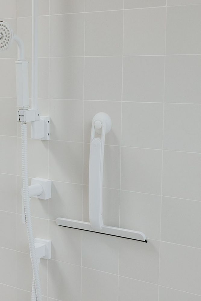 Скребок для ванной Flex 1005121-660, 29 см, ABS-пластик, белый