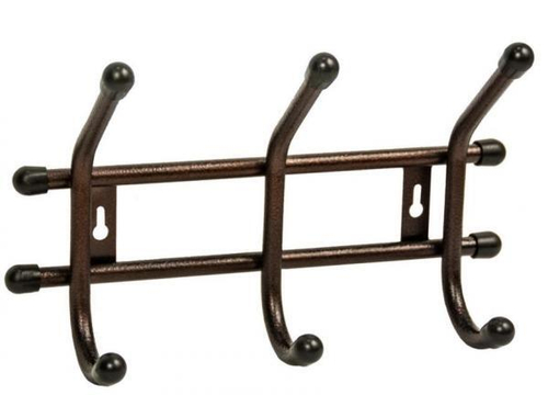 ВЕШАЛКА НАСТЕННАЯ УЮТ 3 КРЮЧКА МЕД/АНТИК ВНУ31