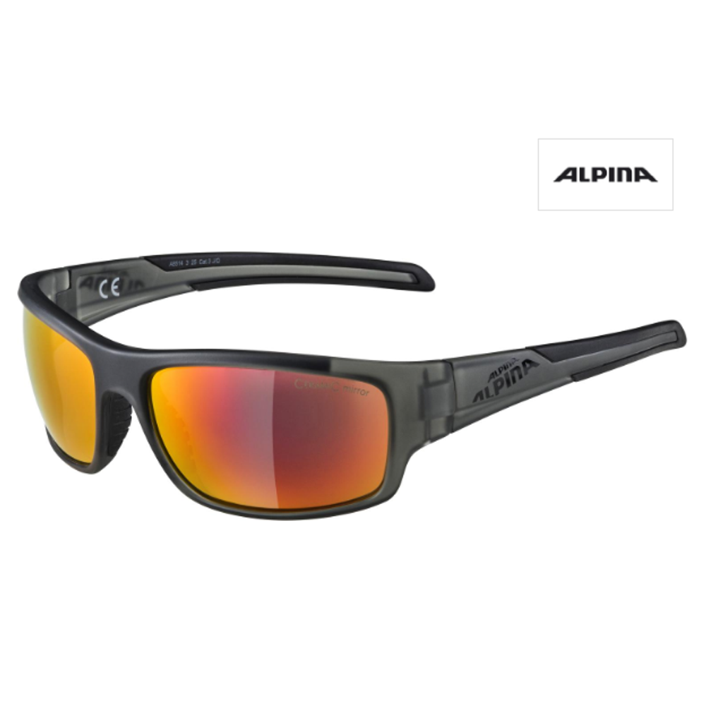 Очки ALPINA Testido Anthracite Black Matt кат. 3