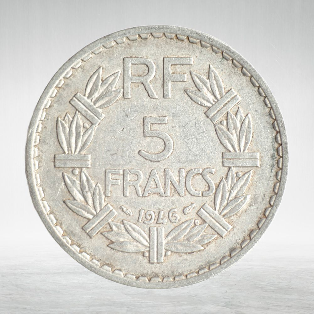 France, 5 Francs 1946, VF