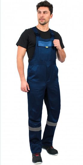 Костюм "Флофт-2" СОП полукомбинезон (т.синий/василек/красный)