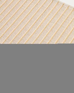 Хлопковый коврик для ванной Merade с желтыми полосками, 50 x 80 см