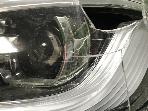 Битая Фара левая Infiniti QX80 (2017-2024) LED
