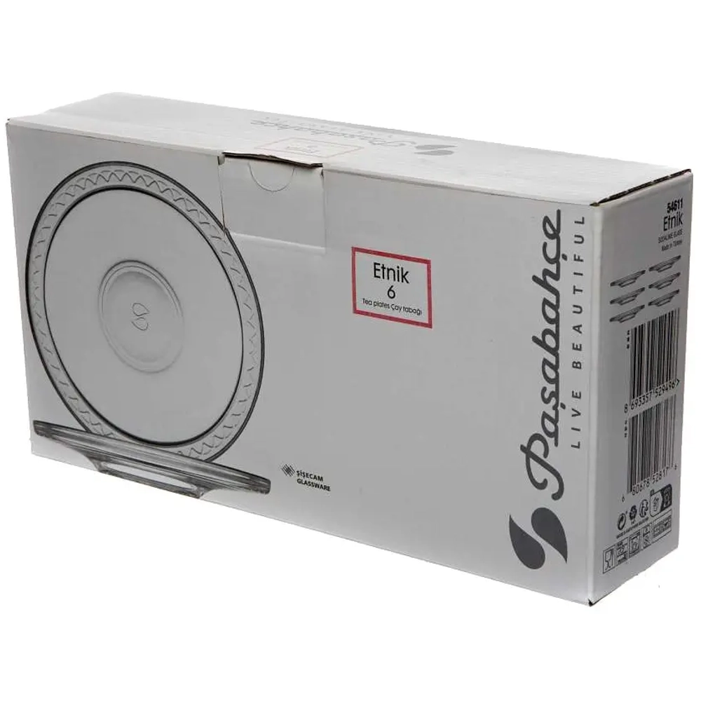 Набор блюдец 6шт 11,8см «ETNIK» 54611