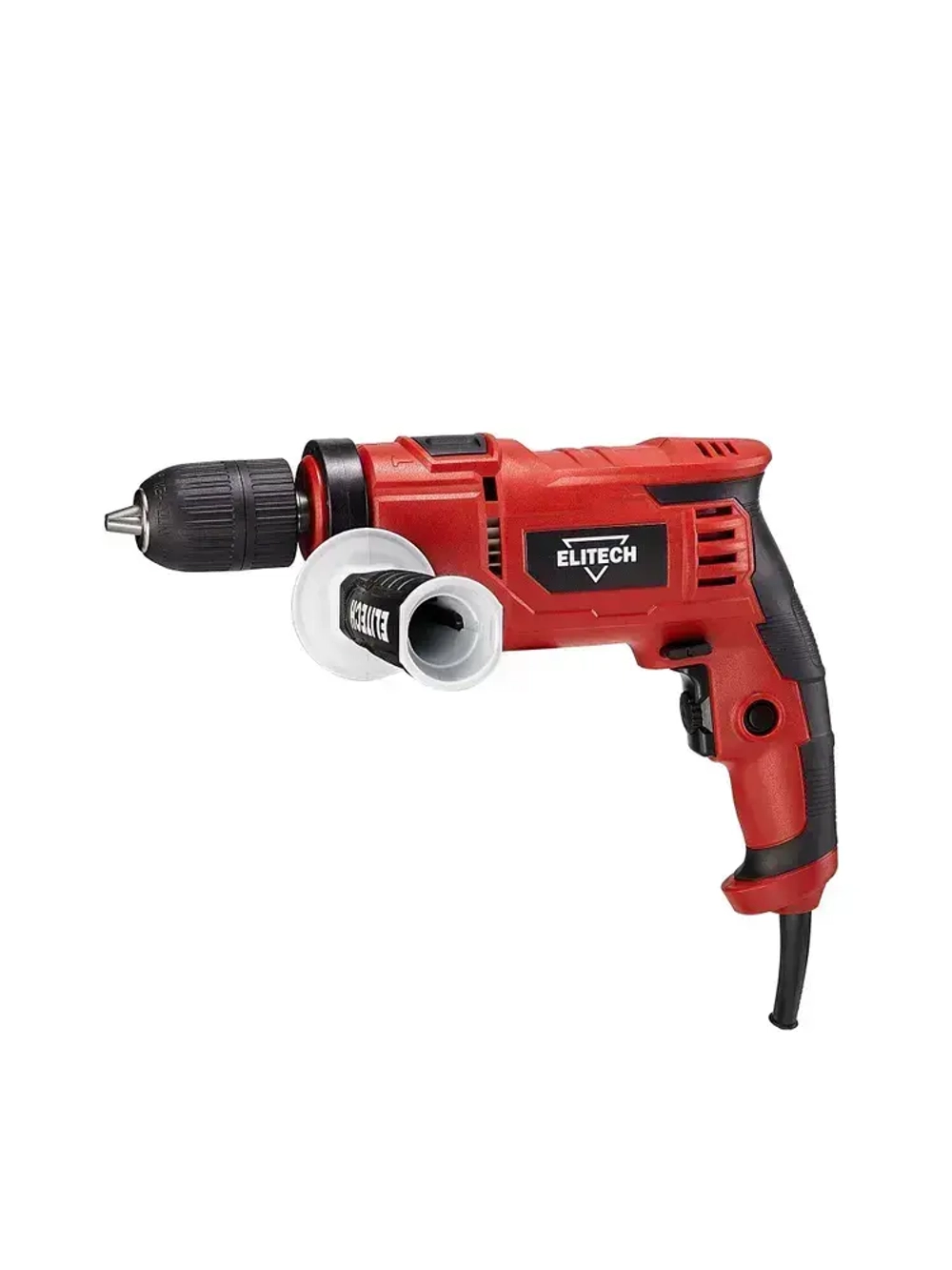 Дрель ударная сетевая Elitech ДУ 085РЭ, 850 Вт, 50 Нм, 3 000 об/мин, 48 000 уд/мин, ключевой патрон, реверс