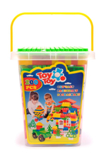 Конструктор 200эл. пластмассовом контейнере BTG-024 (25х25х30см)