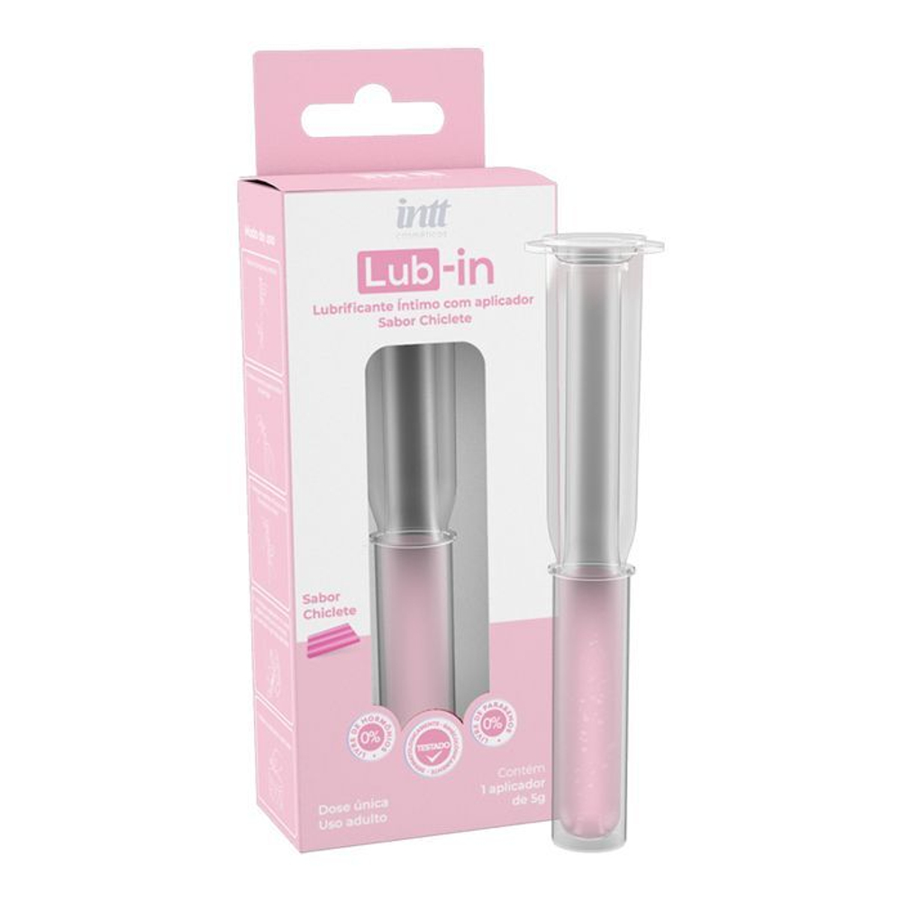 Интимная смазка на водной основе с ароматом жвачки INTT Lub-in 5г