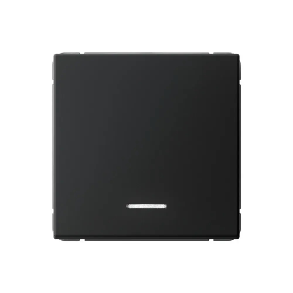 ARTGALLERY 1-клавишный ВЫКЛЮЧАТЕЛЬ с подсветкой, сх.1а, 10АХ, механизм, КАРБОН