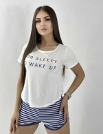 Пижама жен. б/в шорты+футболка В0223