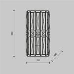 Настенный светильник (бра) Maytoni MOD094WL-01G