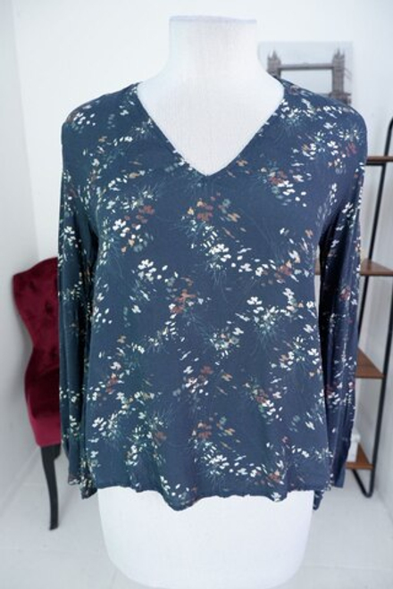 Блузка Mango цветочная из вискозы 44 размер