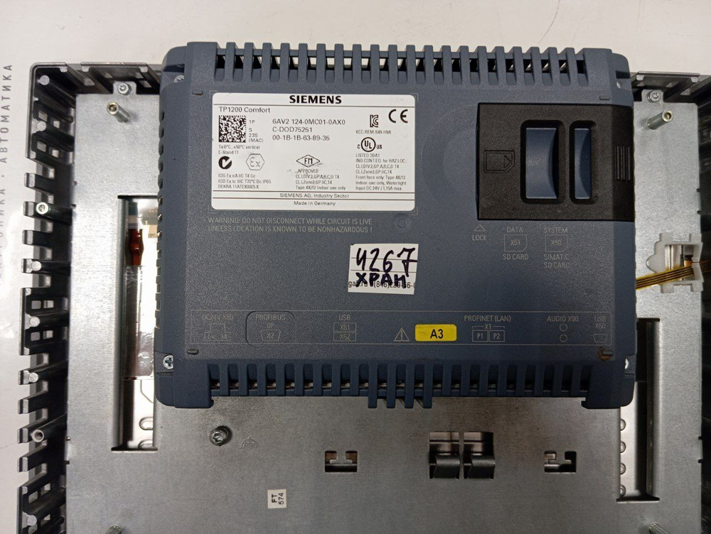 Siemens 6AV2124-0MC01-0AX0 с хранения