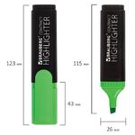 Выделитель текста 1-5мм, Brauberg Contract, зелёный