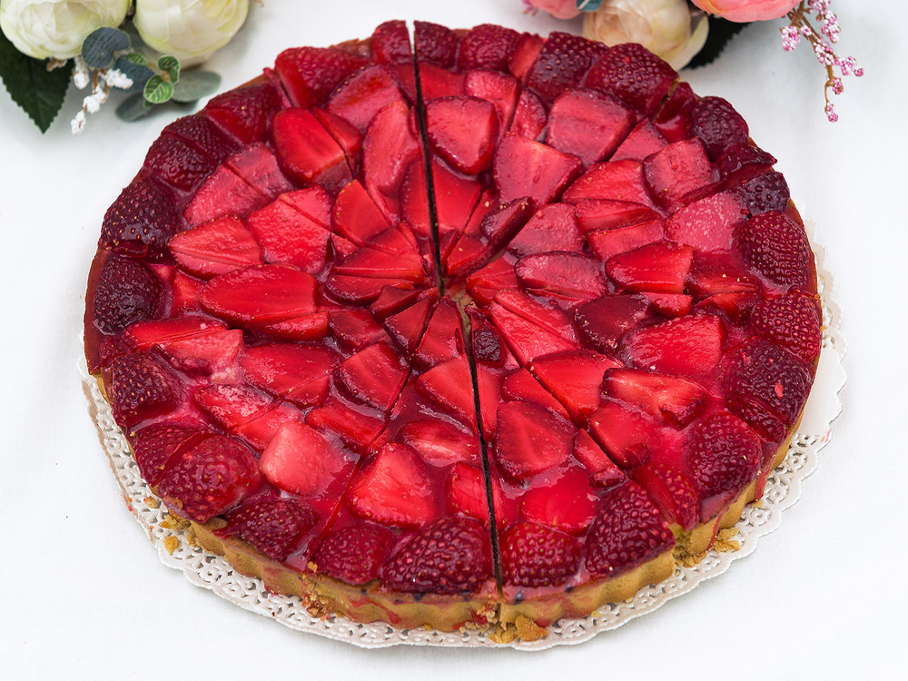 Итальянский клубничный торт