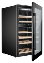 Винный шкаф Temptech Oslo OZ90DB двухзонный черный