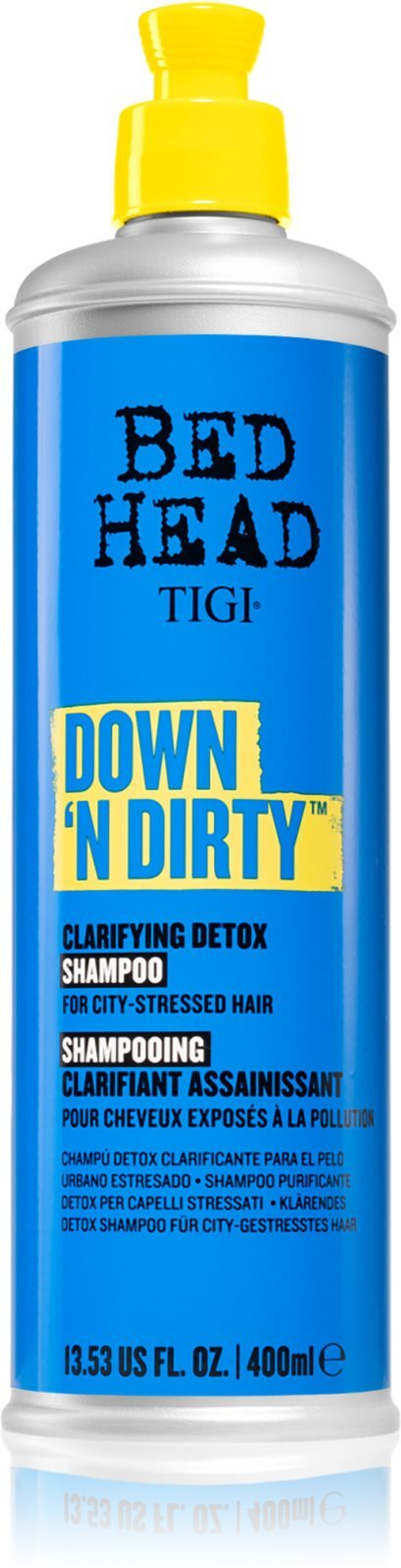 TIGI Bed Head Down'n' Dirty - очищающий детоксицирующий шампунь на каждый день /   400  ml  / GTIN 6159084325722