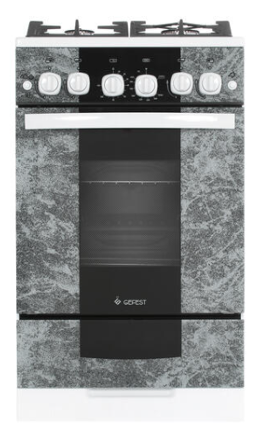 Плита газовая GEFEST 5500-02 0113 (мрамор бел.)