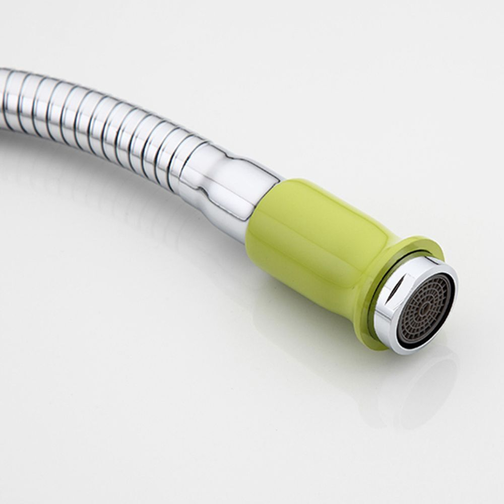 Смеситель для кухни, Frud, гибк излив, с кран-буксой, зел, R43127-6