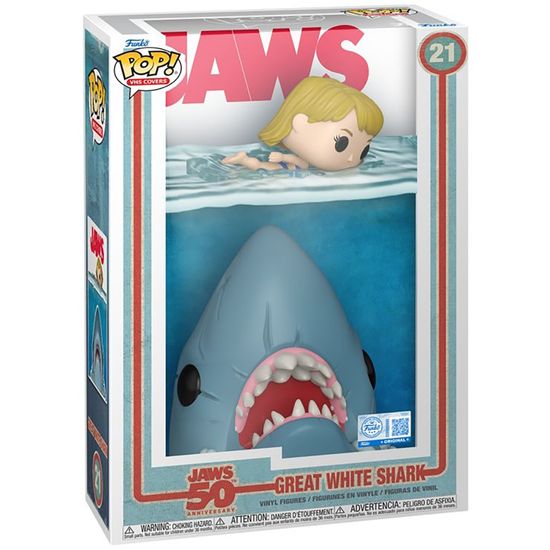 Фигурка Funko POP! VHS Covers Jaws 50th Great White Shark (Exc) (21) 87259