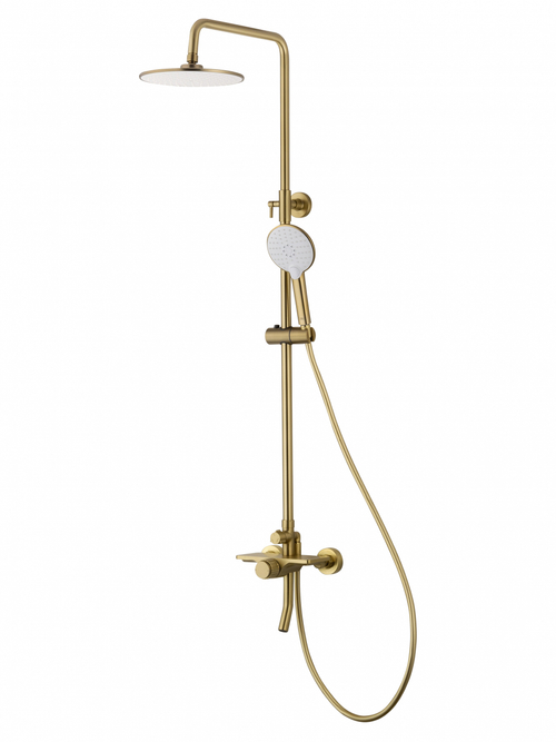 Душевая система WONZON & WOGHAND CLICK, Брашированное золото (WW-N3S962-BG)
