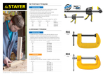 STAYER Hercules-F HF-80/12, 120 х 800 мм, усиленная струбцина F, Professional (32095-120-800)
