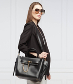 кожаная сумка-трапеция hamilton legacy Michael Kors - черный(30F1G9HS9L)