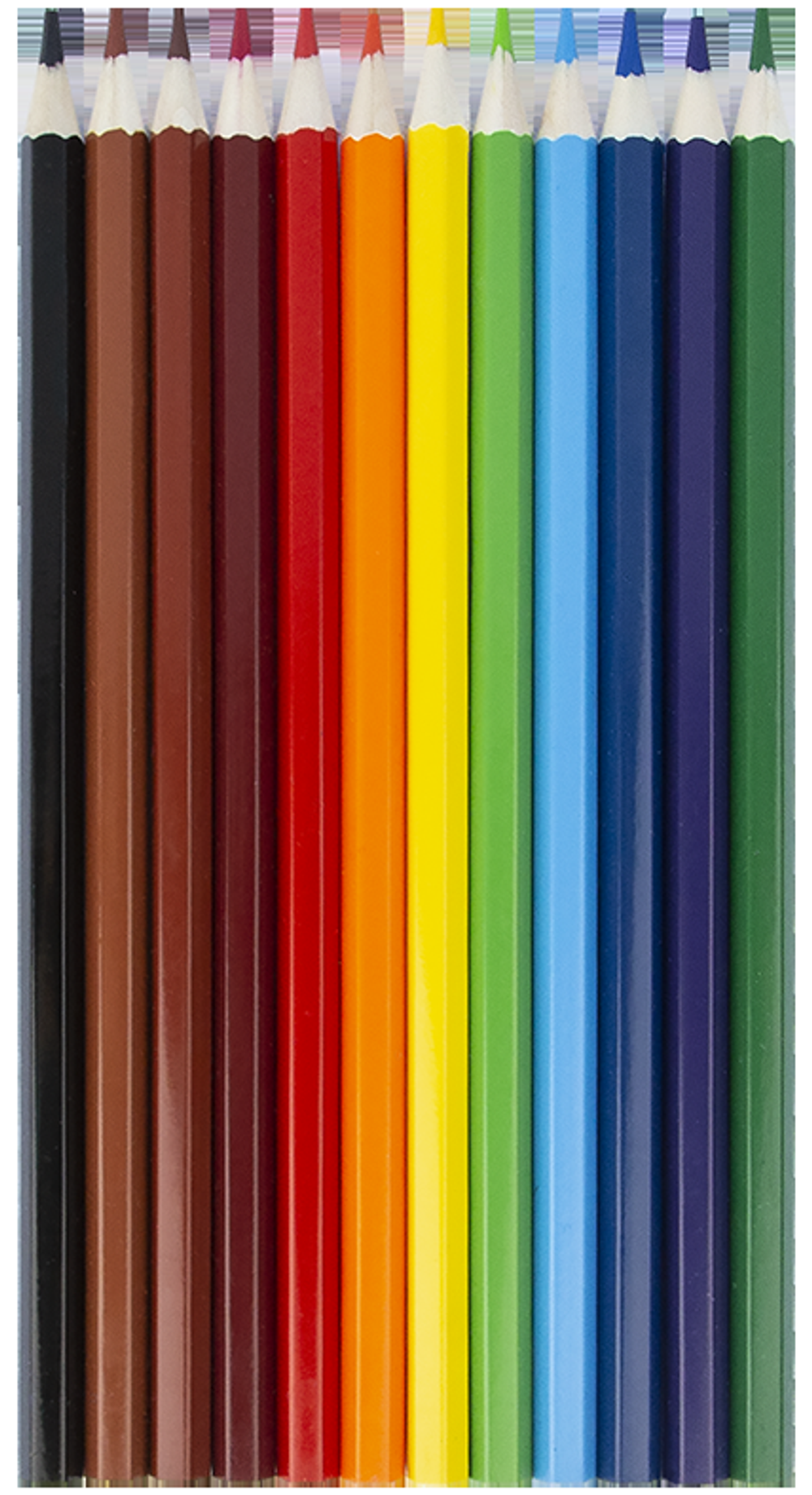 Карандаши цветные шестигранные 12 цв., синяя уп. "Аниме" (Луч)