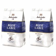 Кофе в зернах Ambassador Blue Label 1 кг, 2 шт